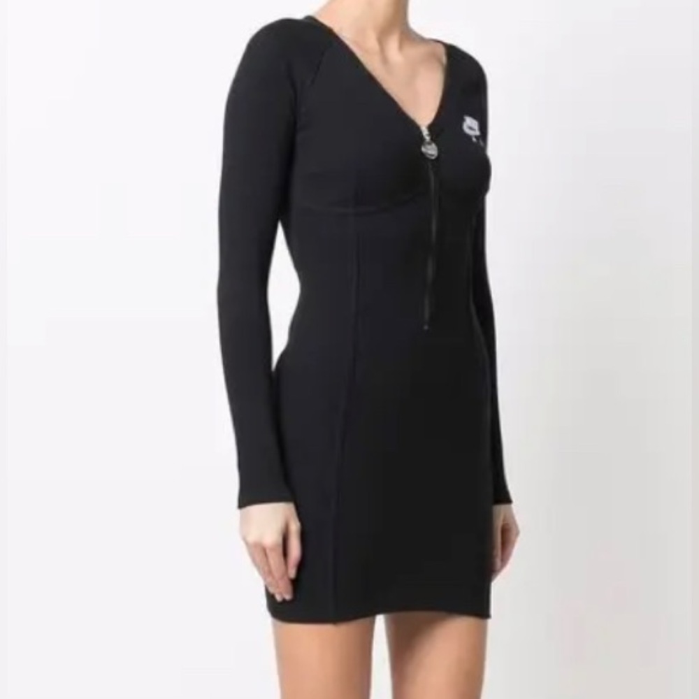 Nike Air Long Sleeve Front Zip Dress Size 2X - Picture 2 of 10